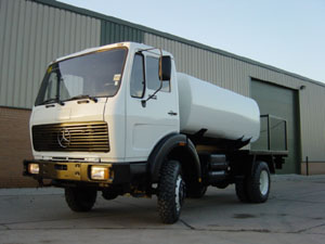 Mercedes 1017 4x4 Tanker Truck - Govsales of mod surplus ex army trucks, ex army land rovers and other military vehicles for sale